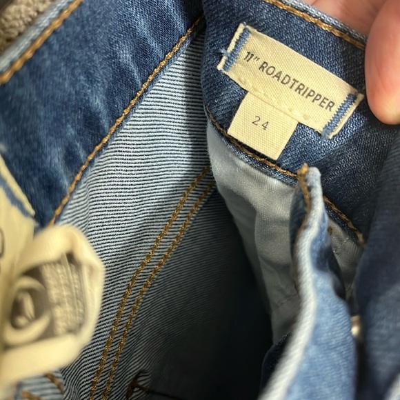 Madewell 11" HighRise Roadtripper Skinny Jeans Slit-Hem Edition Size 24 - Picture 5 of 7